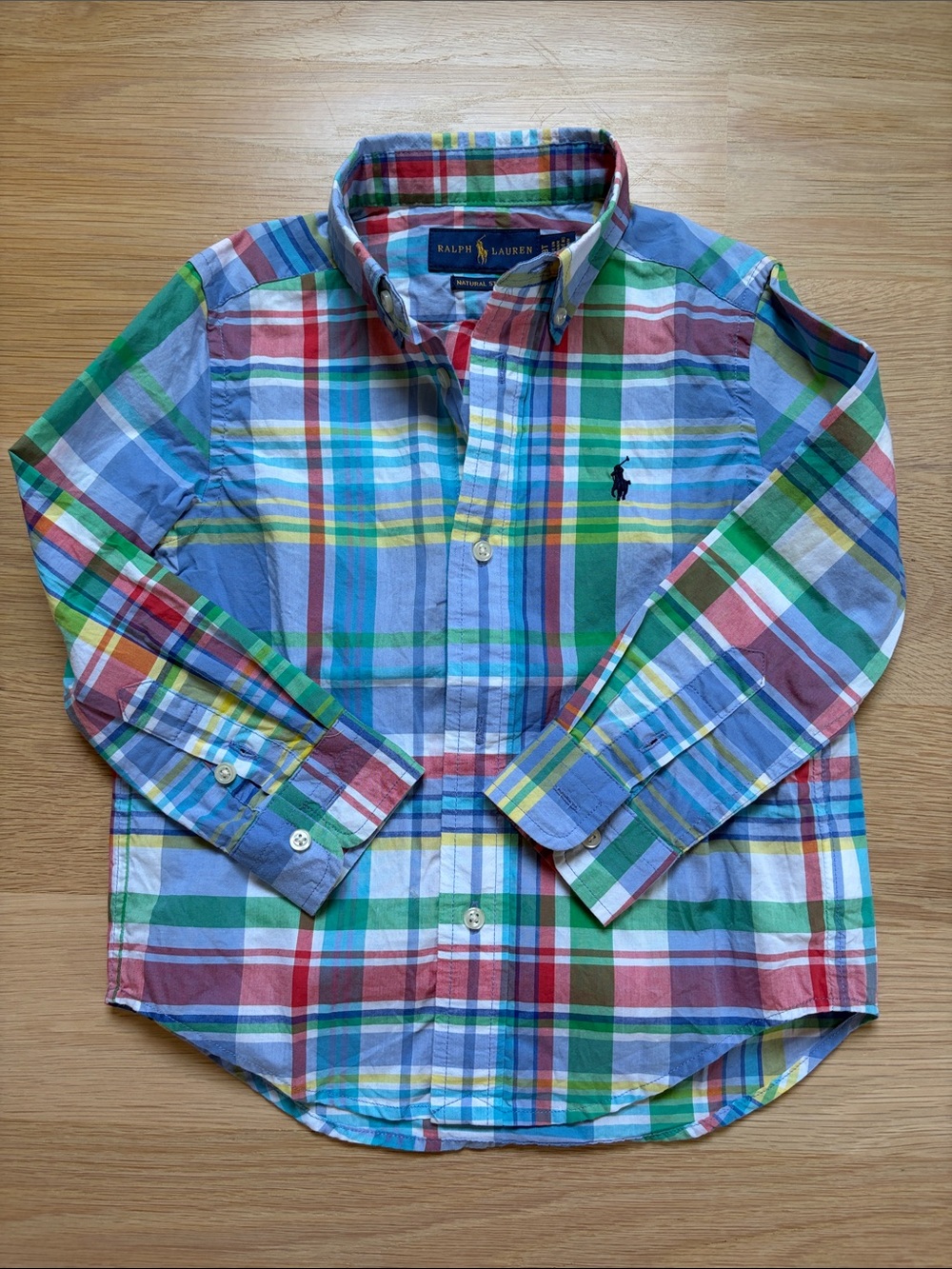 Ralph Lauren Kids Multicolor Plaid Button-Up Shirt 3/3T